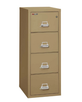 FireKing 4-1825-C Four Drawer Letter 25"D Vertical File Cabinet