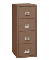 FireKing 4-1825-C Four Drawer Letter 25"D Vertical File Cabinet