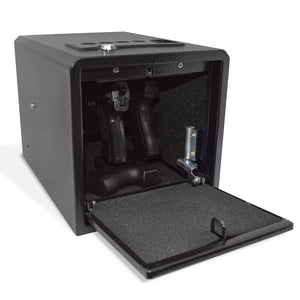 Stealth Biometric Handgun Hanger Safe Quick-Access Security Box