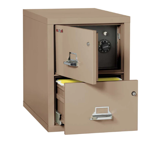 FireKing 2-2131-CSF 2 Drawer Legal Safe In A File Cabinet